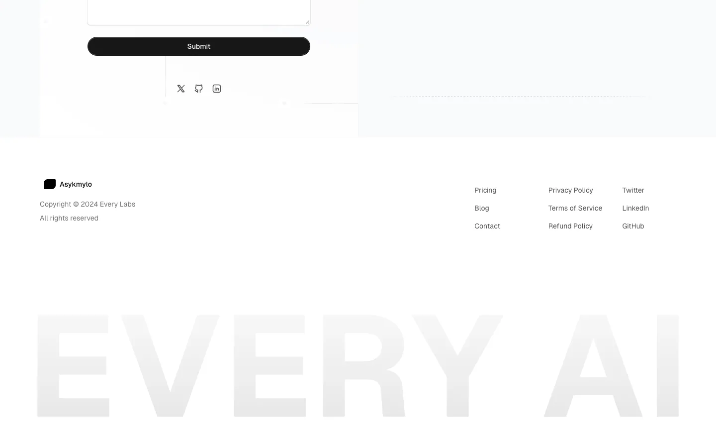 ASKMYLO website, screen 9