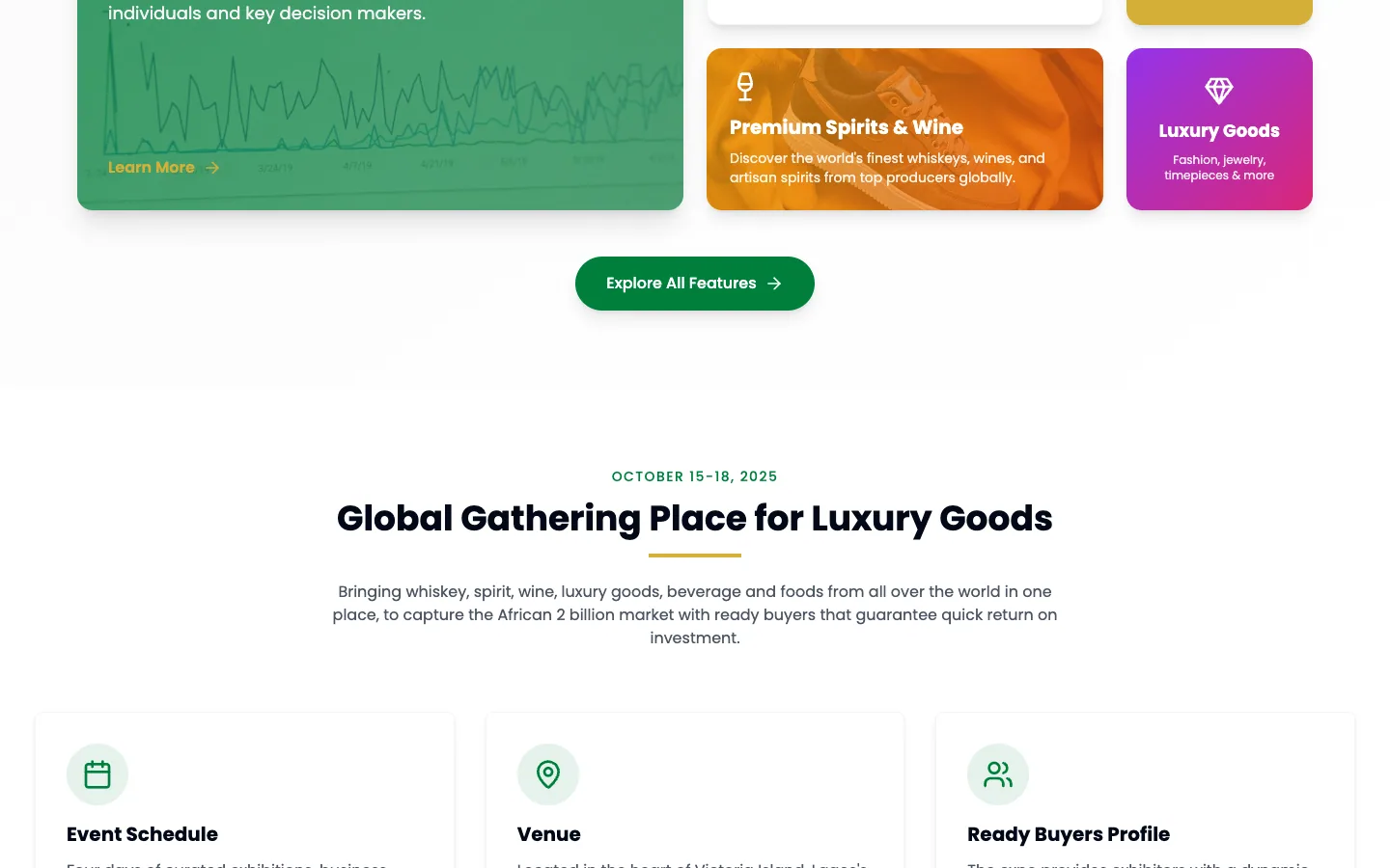 FNEF EXPO 2025 website, screen 3