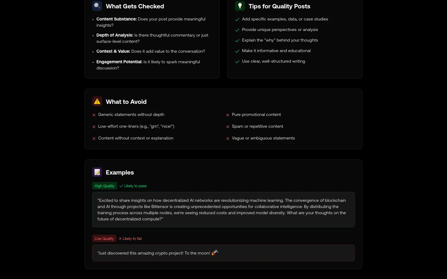 NUANCE TRACKER website, screen 7